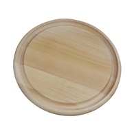 lopárik drevený O 28 / 1,9 cm s drážkou, guľaté na steak