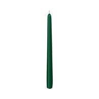 sviečky kónické 50ks tmavo zelené 25cm