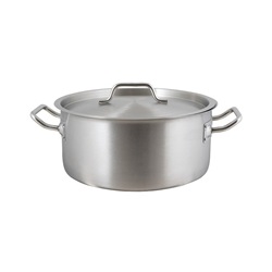 kastrol 20/10 3,5 l nízký nerez s poklicí STANDARD