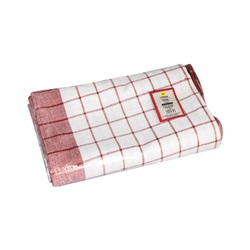 utěrka 50x70 cm červená kostka 240g/m2