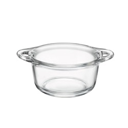 kastrůlek skleněný servírovací 500 ml, pr. 12,5 cm