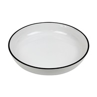 Future talíř polohluboký 24 cm black rim
