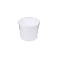 termo miska kul. 550 ml / 25 ks biela (penový PS)