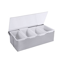box 4-dielny s vekom na ingrediencie 30,5x14,5x9cm