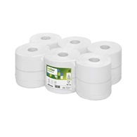 toaletný papier JUMBO 2vr. 150m biely P600 útržkov 9,5 x 25 cm