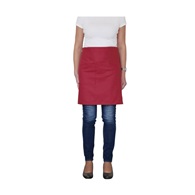 zástěra kuch.kr. vínová 50x90 cm s kapsou