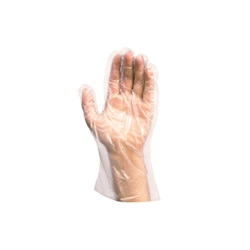 rukavice jednorázové 100 ks blok (HD-PE) HACCP