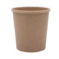 miska papírová Kraft hnědá, "kyblíček" 450 / 470 ml