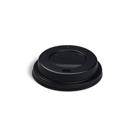 víčko vypouklé černé pro papírové kelímky prům 73mm 100ks (PS)